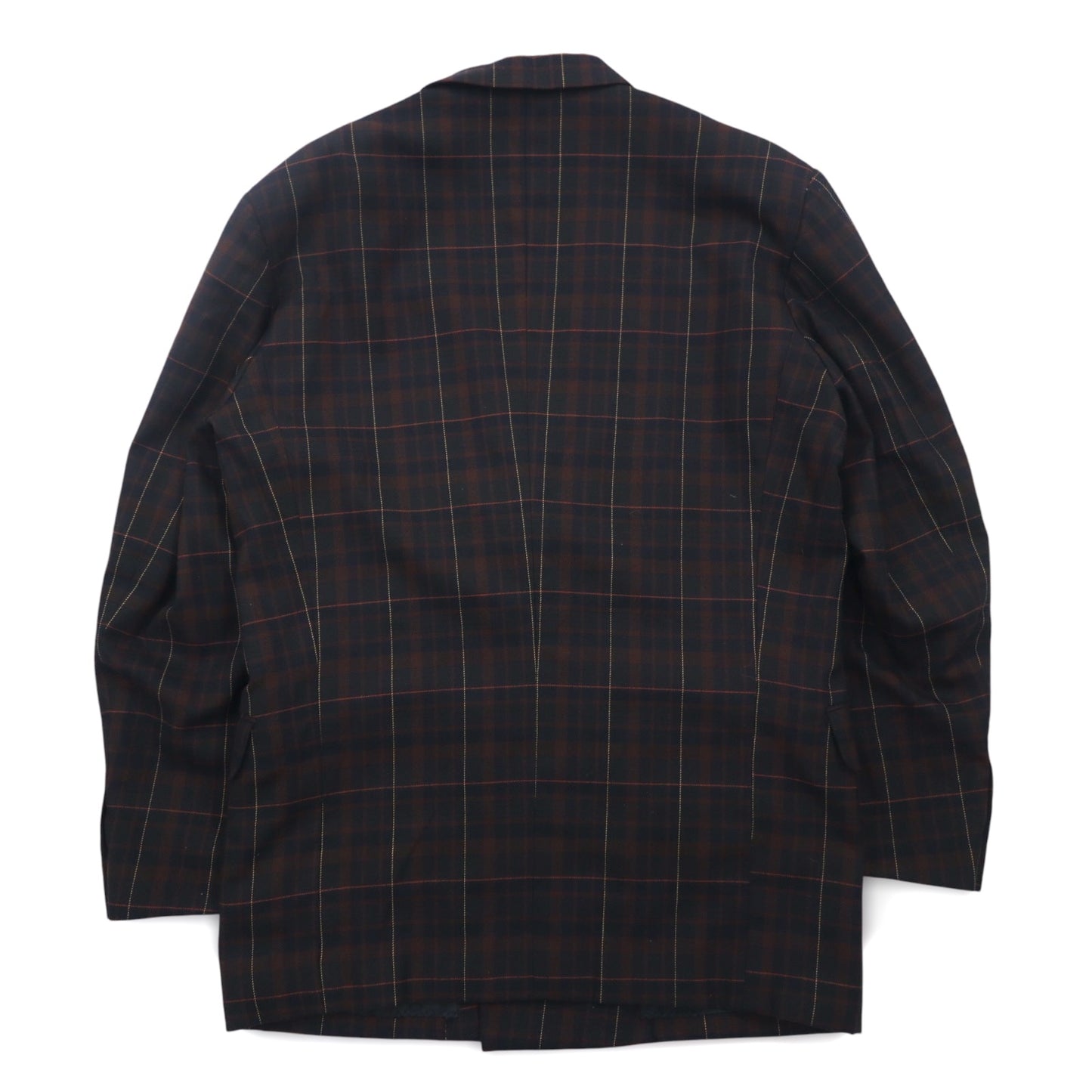 Vintage 90s Japan Made Double-Breasted Blazer ダブルブレステッド テーラードジャケット ブレザー L チェック