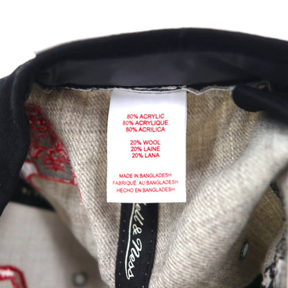 mitchell & ness バイカラー スナップバック ベースボールキャップ FREE グレー NBA CHICAGO BULLS