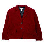 日本然リトテ-古着オンライン-PENDLETON USA製 90年代 2B テーラードジャケット 12 レッド ガンクラブチェック ウール-PENDLETON USA Made 90's 2B Tailored Jacket 12 Red Gun Club Checked Wool