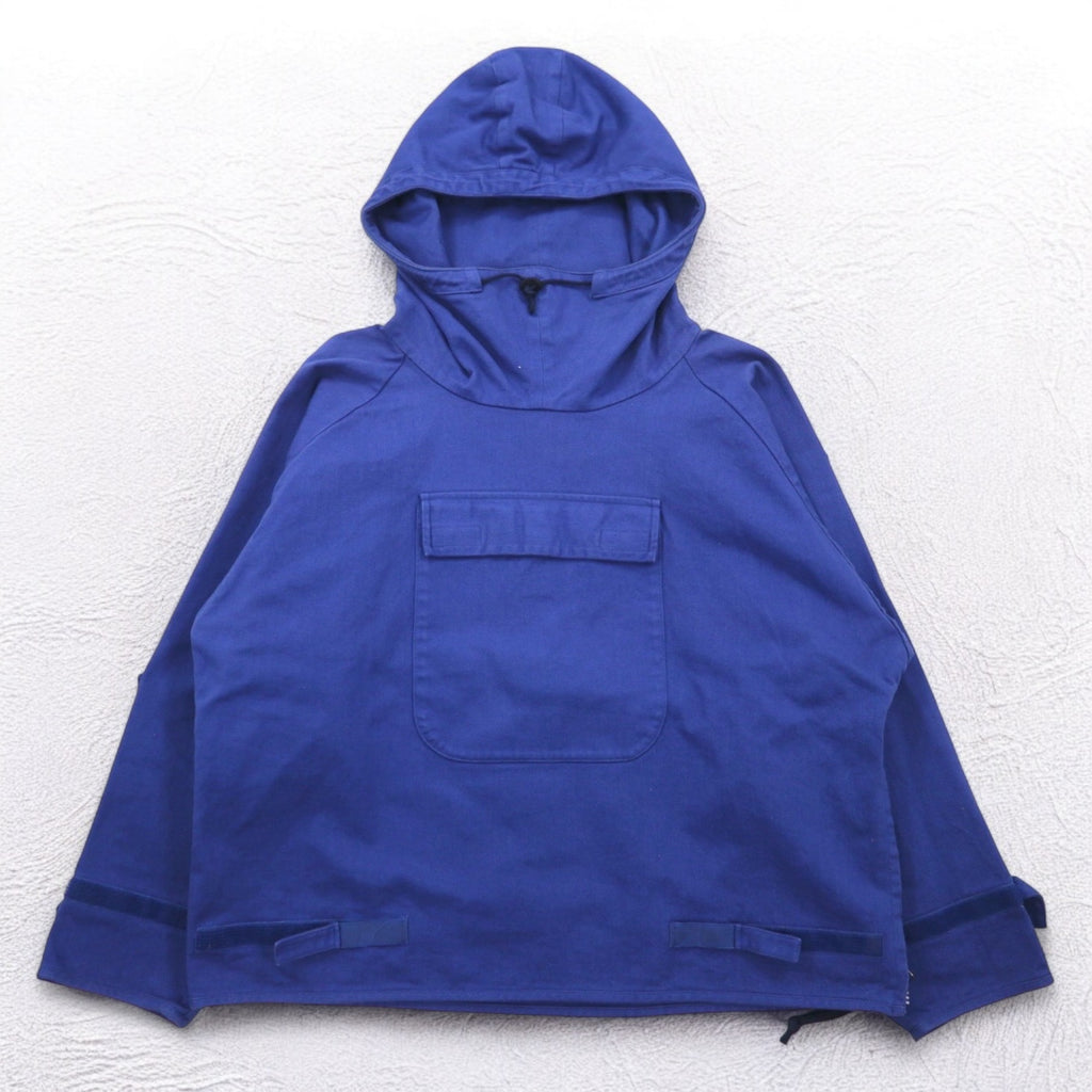 QUILP MODE et ARTISANS Morello Utility Anorak Pullover Hoodie S Size Front Pocket Side Zip Slit Made in Japan