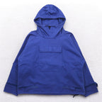 QUILP MODE et ARTISANS Morello Utility Anorak Pullover Hoodie S Size Front Pocket Side Zip Slit Made in Japan