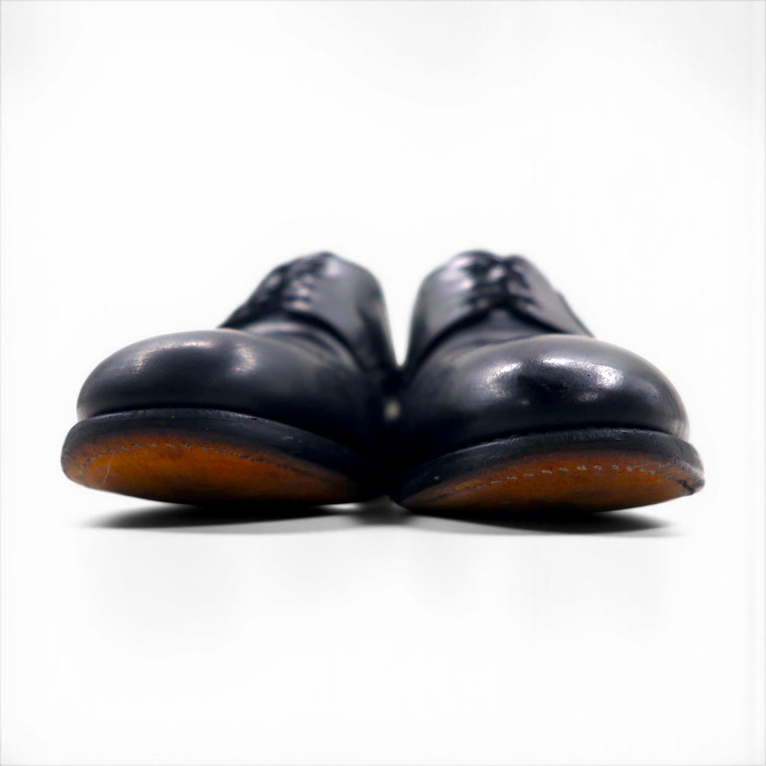 JOHNSTON &amp; MURPHY Wingtip Dress Shoes, Size 27cm, Black Leather, 59-32911