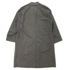 McGREGOR 90s Balmacaan Coat L Grey Glen Check Cotton Made in Japan