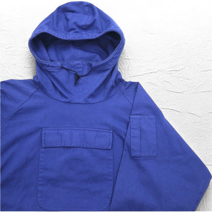 QUILP MODE et ARTISANS Morello Utility Anorak Pullover Hoodie S Size Front Pocket Side Zip Slit Made in Japan