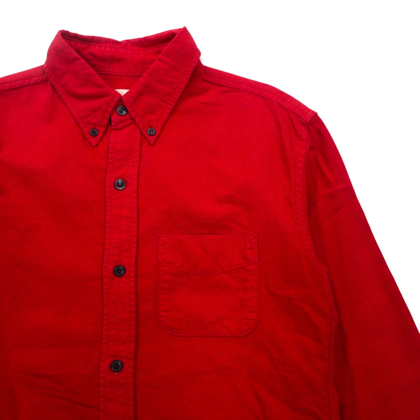BAND OF OUTSIDERS USA Button-down Shirt, S, Red, Cotton