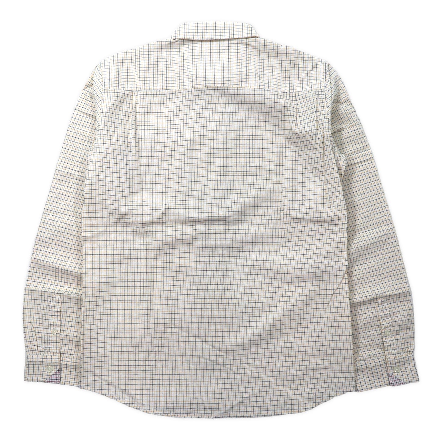 R.NEWBOLD ドレスシャツ M ホワイト チェック コットン 未使用品
