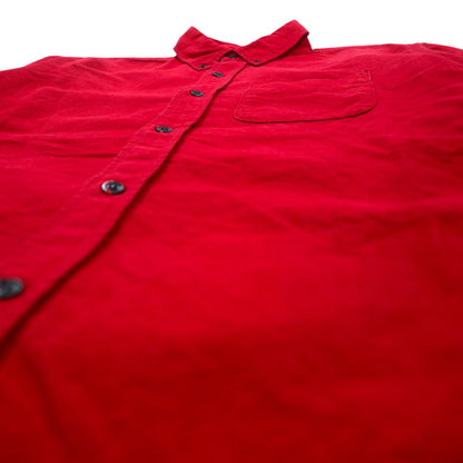 BAND OF OUTSIDERS USA Button-down Shirt, S, Red, Cotton