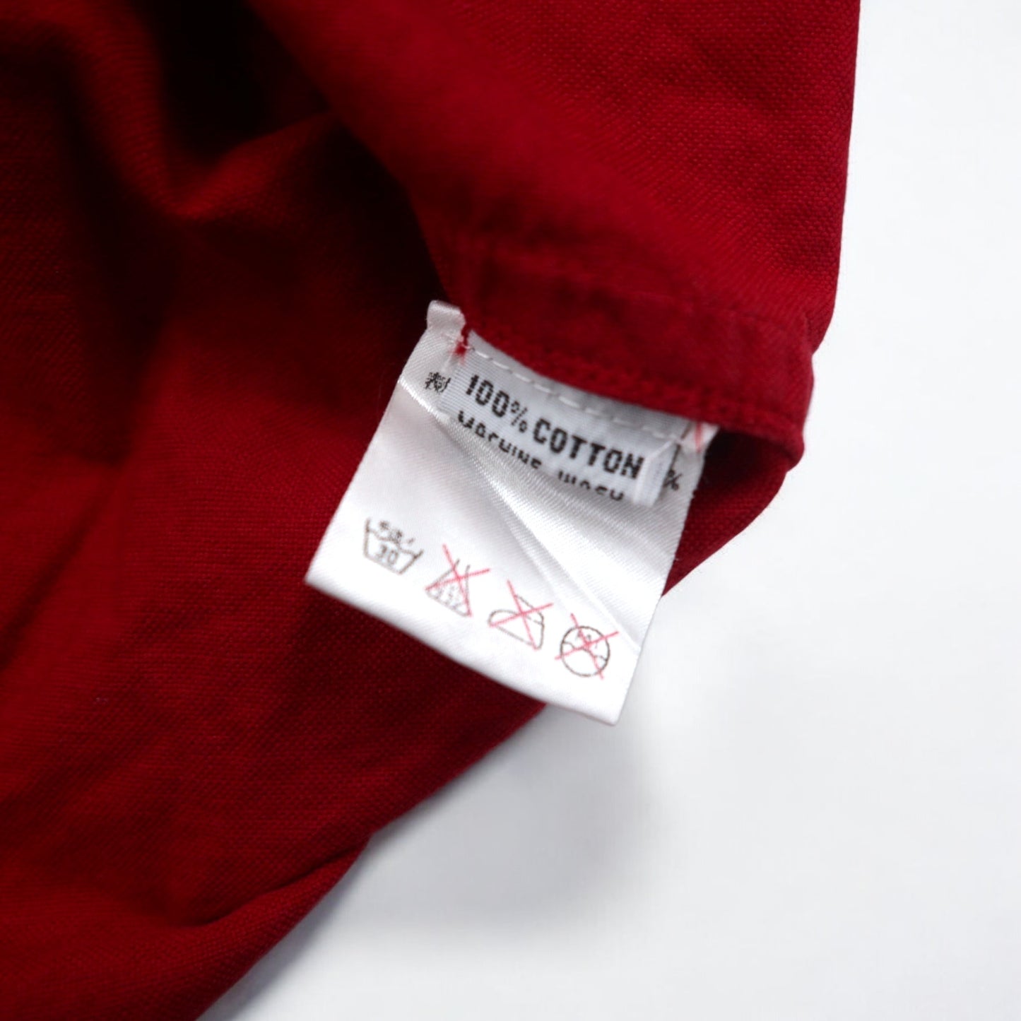 BAND OF OUTSIDERS USA Button-down Shirt, S, Red, Cotton