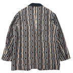 ZERO blanket knit tailored jacket M multicolor glen check all-over pattern wool made in Japan unused