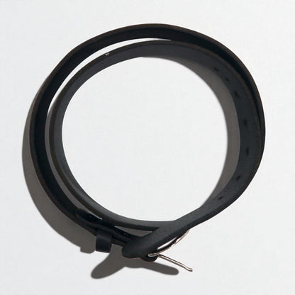 DAKOTA USA製 レザーベルト 38 ブラック バックル