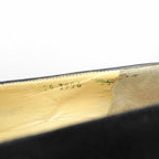 CELINE チャンキーヒールパンプス 22.5cm ブラック スエードレザー ハイヒール オールド イタリア製