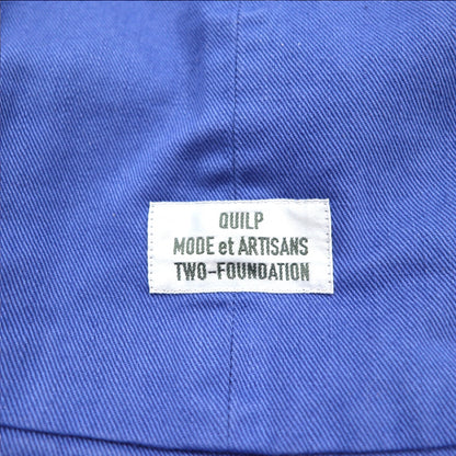 QUILP MODE et ARTISANS Morello Utility Anorak Pullover Hoodie S Size Front Pocket Side Zip Slit Made in Japan