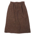 日本然リトテ-古着オンライン-PENDLETON USA製 70年代 タック スカート 4 ブラウン ガンクラブチェック ウール-PENDLETON USA Made 70's Tuck Skirt 4 Brown Gun Club Checked Wool