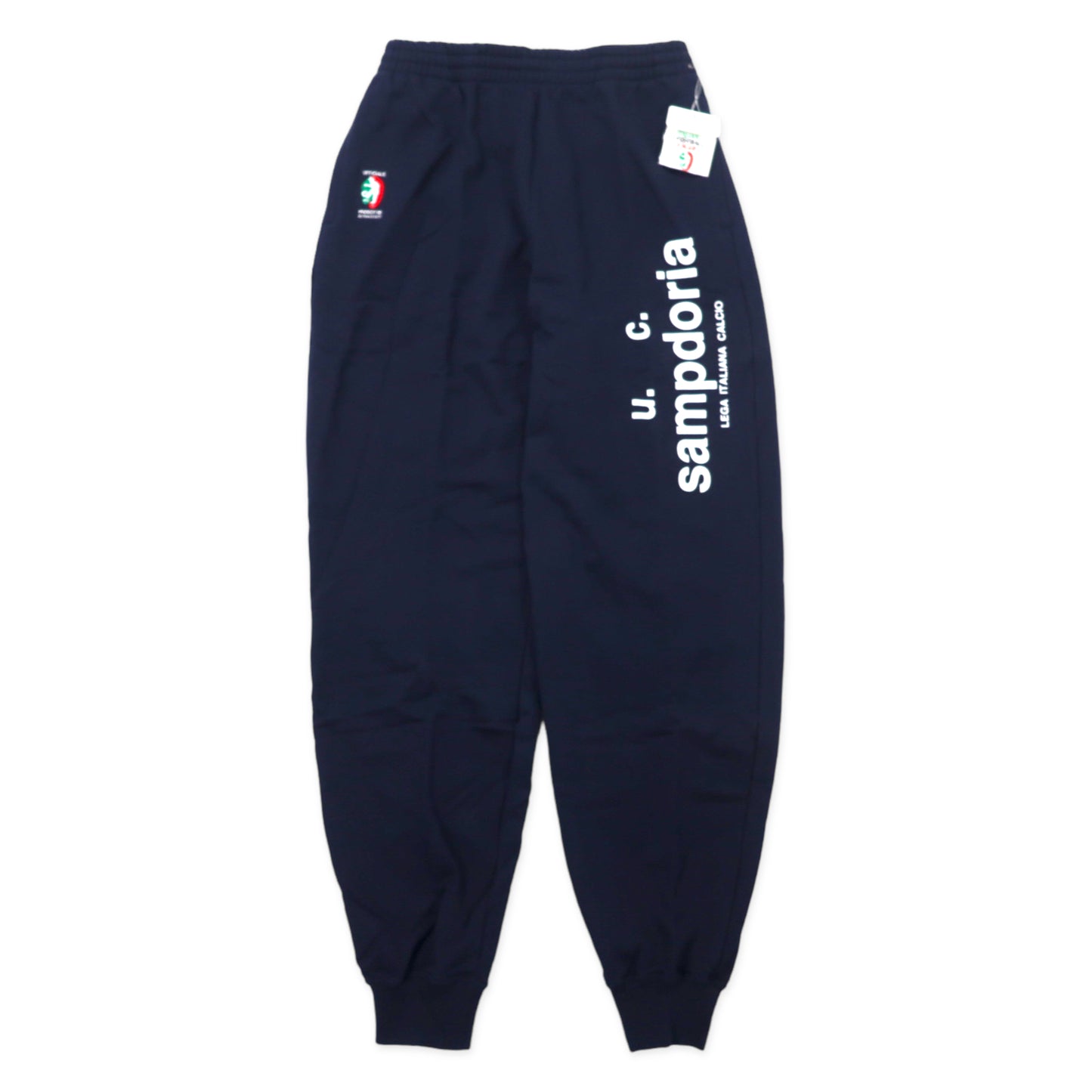 KAPPA 90年代 スウェットパンツ O ネイビー ITALIAN FOOTBALL LEAGE コットン sampdoria プリント 日本製 未使用品