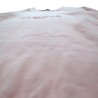 GUESS JEANS USA Embossed Logo Crew Neck Sweatshirt M Pink Cotton