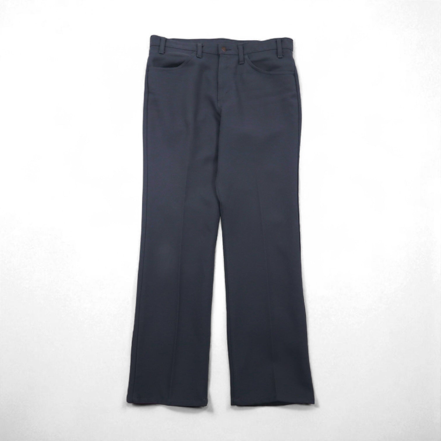 Levi's 90s Made in USA STA-PREST Bootcut Flare Slacks, Size L, Gray, 10517 6155, Black Tab, SCOVILL Zipper