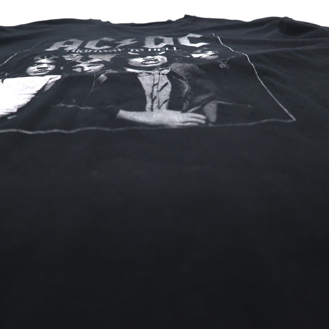 AC/DC オフィシャル ロック バンド Tシャツ 2XL ブラック コットン HIGHWAY TO HELL