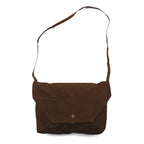 Vintage Remake Italian Army Messenger Bag Italian Army Remake Shoulder Bag Brown Canvas Military Unused