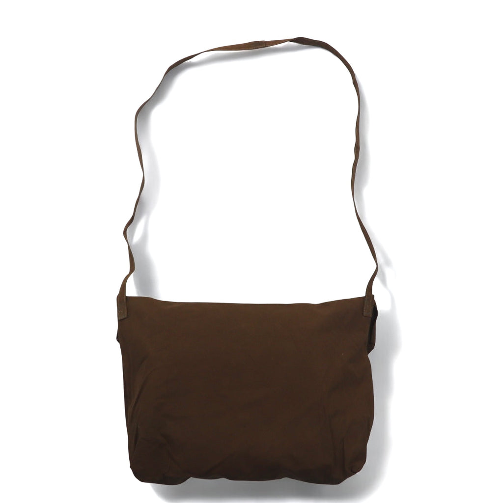 Vintage Remake Italian Army Messenger Bag Italian Army Remake Shoulder Bag Brown Canvas Military Unused