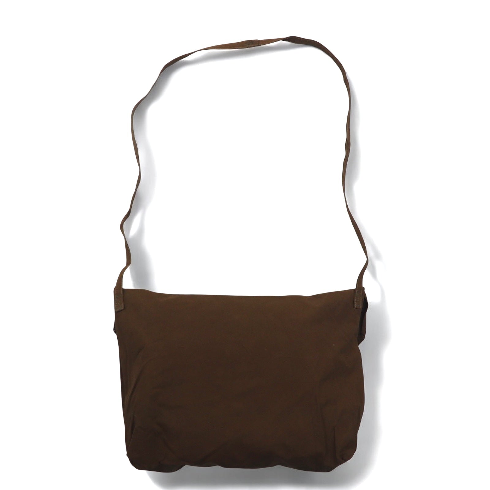 Vintage Remake Italian Army Messenger Bag Italian Army Remake Shoulder Bag Brown Canvas Military Unused