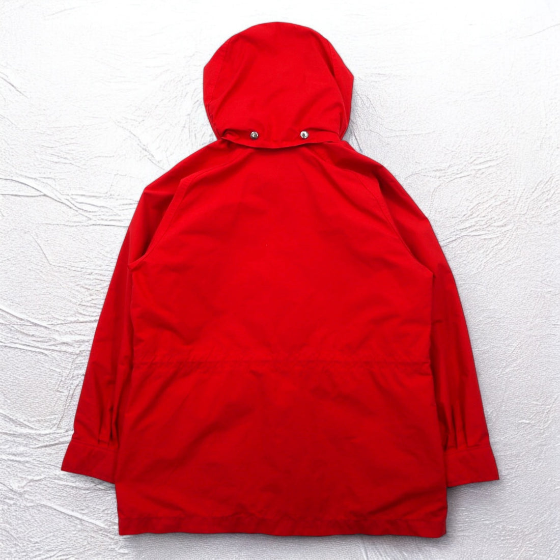 THE NORTH FACE 90s Made in USA Gore-Tex Mountain Parka L Red Waterproof Drawstring Detachable Hood Red Tag