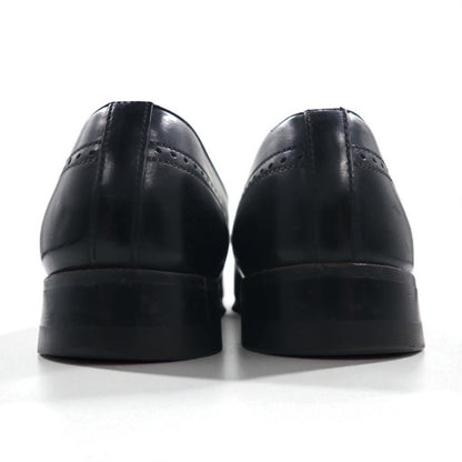 NUNN BUSH 70年代 USA製 ウイングチップ タッセル ローファー 27.5cm ブラック レザー 445452 J5 1753