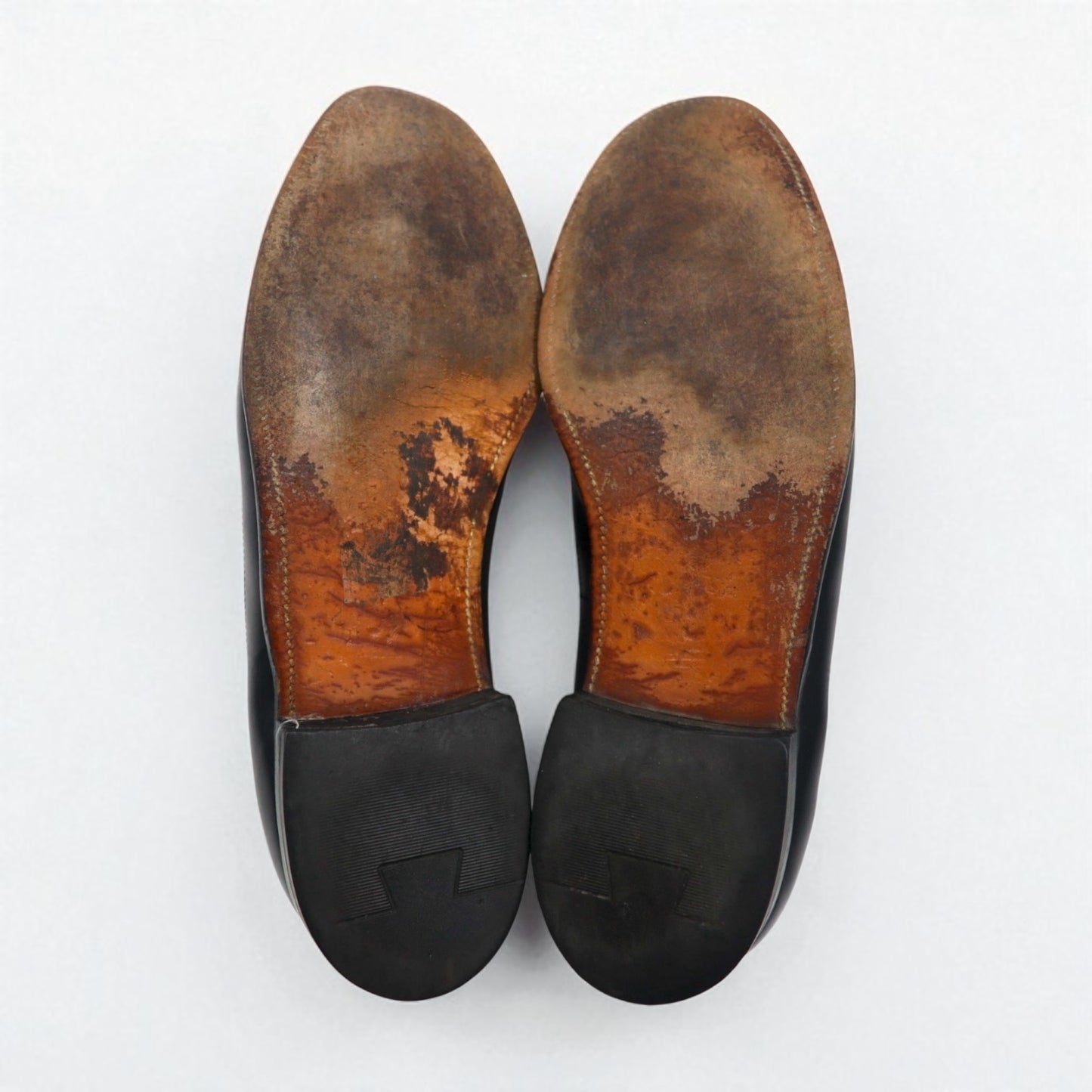 NUNN BUSH 70年代 USA製 ウイングチップ タッセル ローファー 27.5cm ブラック レザー 445452 J5 1753