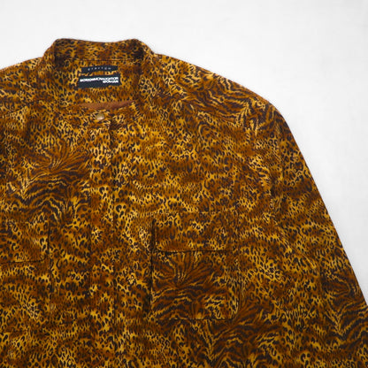 Vintage Leopard Jacket レオパード ジップアップ ブルゾン XL ストレッチ Norton McNaughton