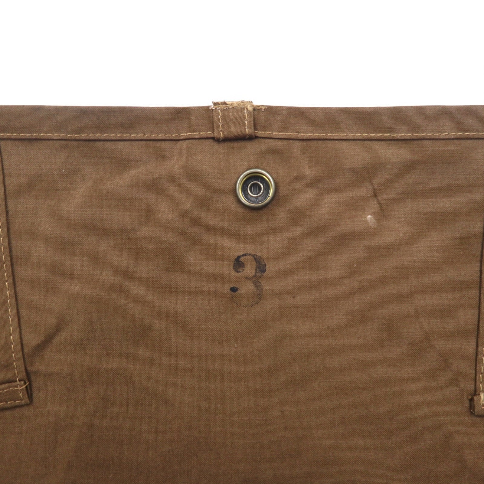 Vintage Remake Italian Army Messenger Bag Italian Army Remake Shoulder Bag Brown Canvas Military Unused