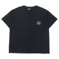日本然リトテ-古着オンライン-HARLEY DAVIDSON ロゴプリント Tシャツ ポケT XL ブラック コットン HANES BEEFY-T 110th ANNIVERSARY ビッグサイズ-HARLEY DAVIDSON Logo Print T-Shirt Pocket T XL Black Cotton HANES BEEFY-T 110th ANNIVERSARY Big Size