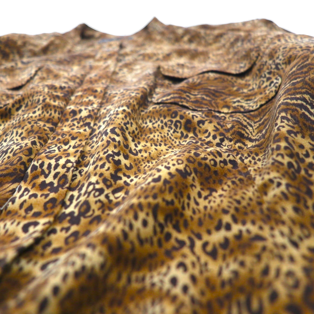 Norton McNaughton Vintage Leopard Jacket, Zip-Up, XL, Stretch