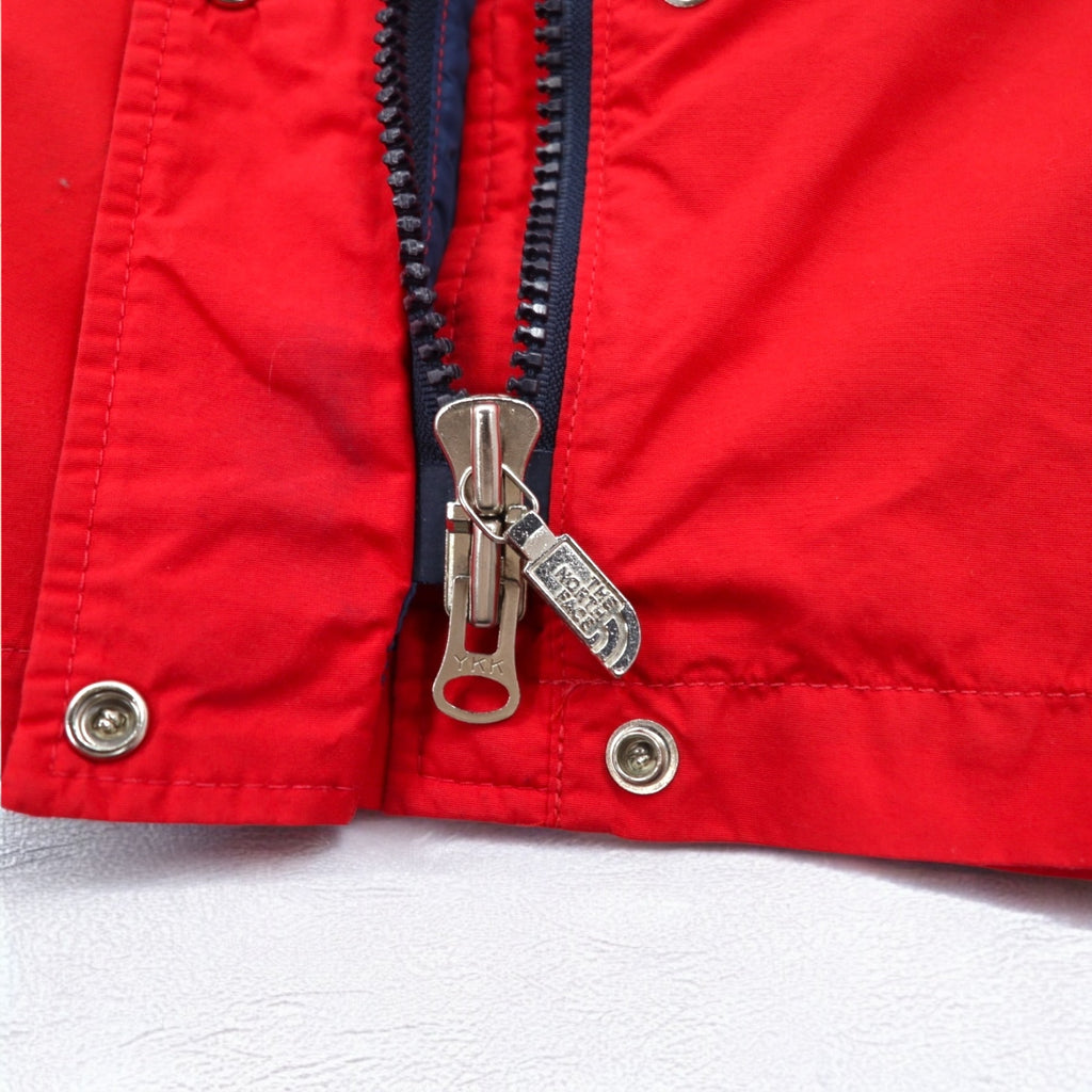 THE NORTH FACE 90s Made in USA Gore-Tex Mountain Parka L Red Waterproof Drawstring Detachable Hood Red Tag