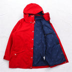 THE NORTH FACE 90s Made in USA Gore-Tex Mountain Parka L Red Waterproof Drawstring Detachable Hood Red Tag