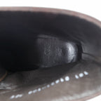 BURBERRY BLACK LABEL レースアップブーツ チャッカブーツ 27-28cm ブラウン レザー 101 D1421-104