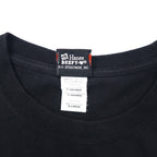 HARLEY DAVIDSON Logo Print T-Shirt Pocket Tee XL Black Cotton HANES BEEFY-T 110th ANNIVERSARY Big Size
