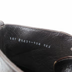 BURBERRY BLACK LABEL レースアップブーツ チャッカブーツ 27-28cm ブラウン レザー 101 D1421-104