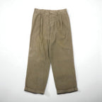 DOCKERS ( Levi's ) 00年代 コーデュロイ 2タック ワイド チノパンツ ワークパンツ L ベージュ RECODE