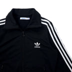 adidas originals Firebird track jacket jersey M black polyester trefoil logo 3 stripes E16499