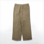 DOCKERS ( Levi's ) 00年代 コーデュロイ 2タック ワイド チノパンツ ワークパンツ L ベージュ RECODE