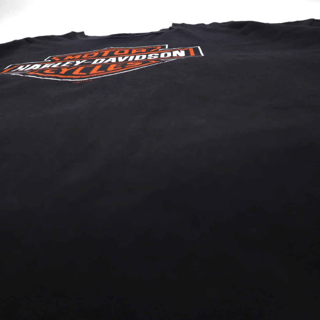 HARLEY DAVIDSON ビッグサイズ 両面プリント Tシャツ 5XL ブラック コットン ATLANTA