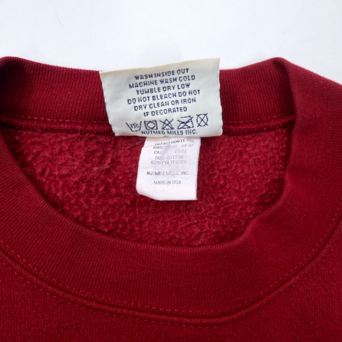 Lee SPORT USA Made 90s NHL Embroidered Sweatshirt XL Red Cotton COLORADO AVALANCHE Big Size