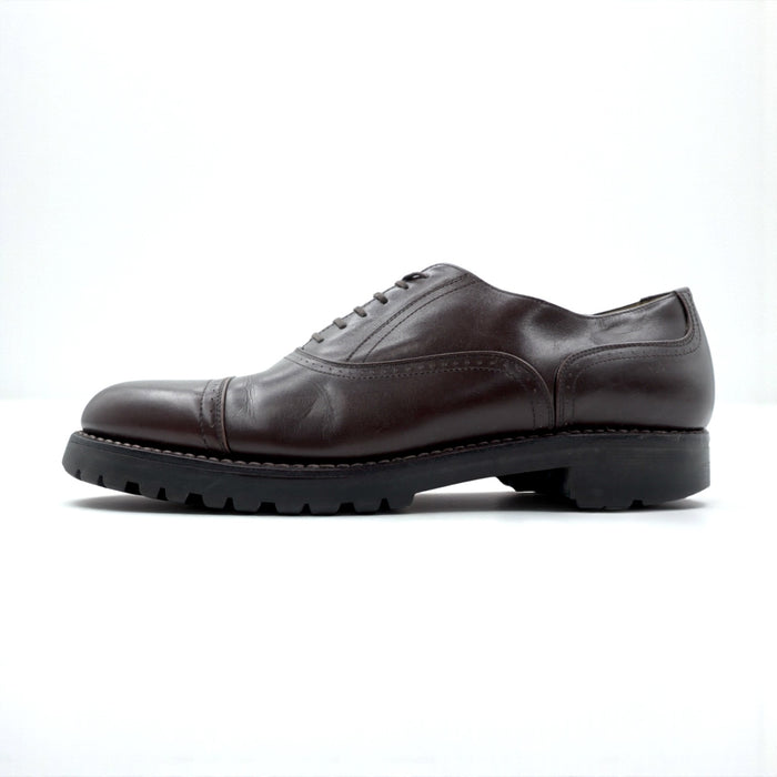 COMME des GARCONS HOMME ストレートチップ ドレスシューズ 25cm ブラウン レザー ラグソール