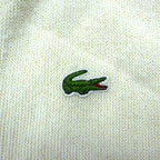 IZOD LACOSTE 80年代 USA製 Vネック ニット カーディガン XL アクリル ワンポイントロゴ