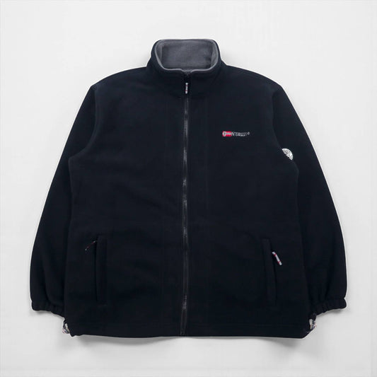 GEOGRAPHICAL NORWAY フルジップ フリースジャケット XXL ブラック ポリエステル