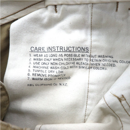 RRL RALPH LAUREN チノ ショートパンツ ショーツ M ベージュ コットン