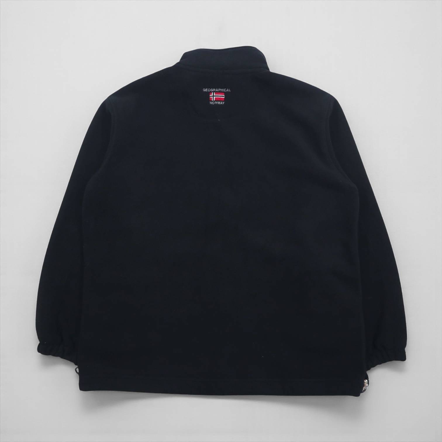 GEOGRAPHICAL NORWAY Full Zip Fleece Jacket XXL Black Polyester