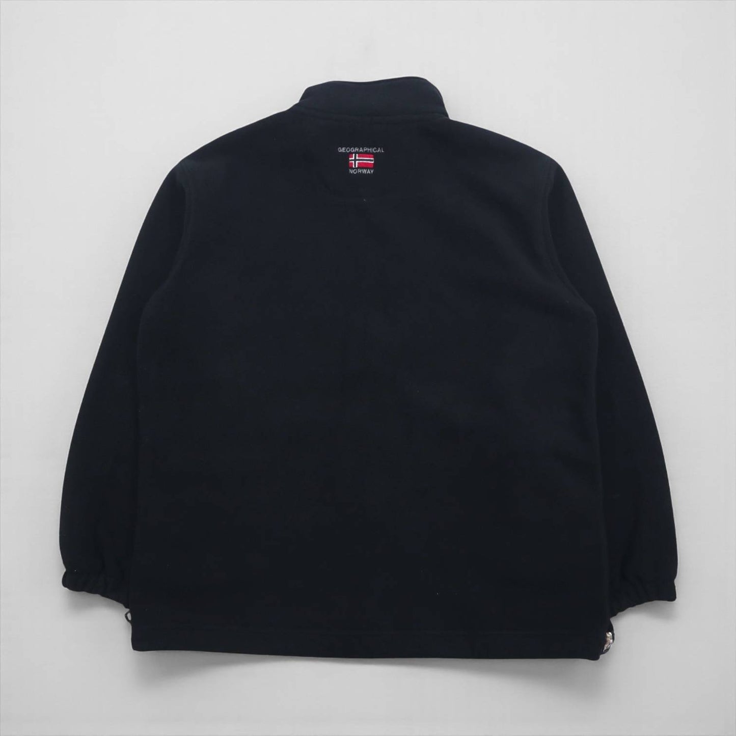 GEOGRAPHICAL NORWAY フルジップ フリースジャケット XXL ブラック ポリエステル