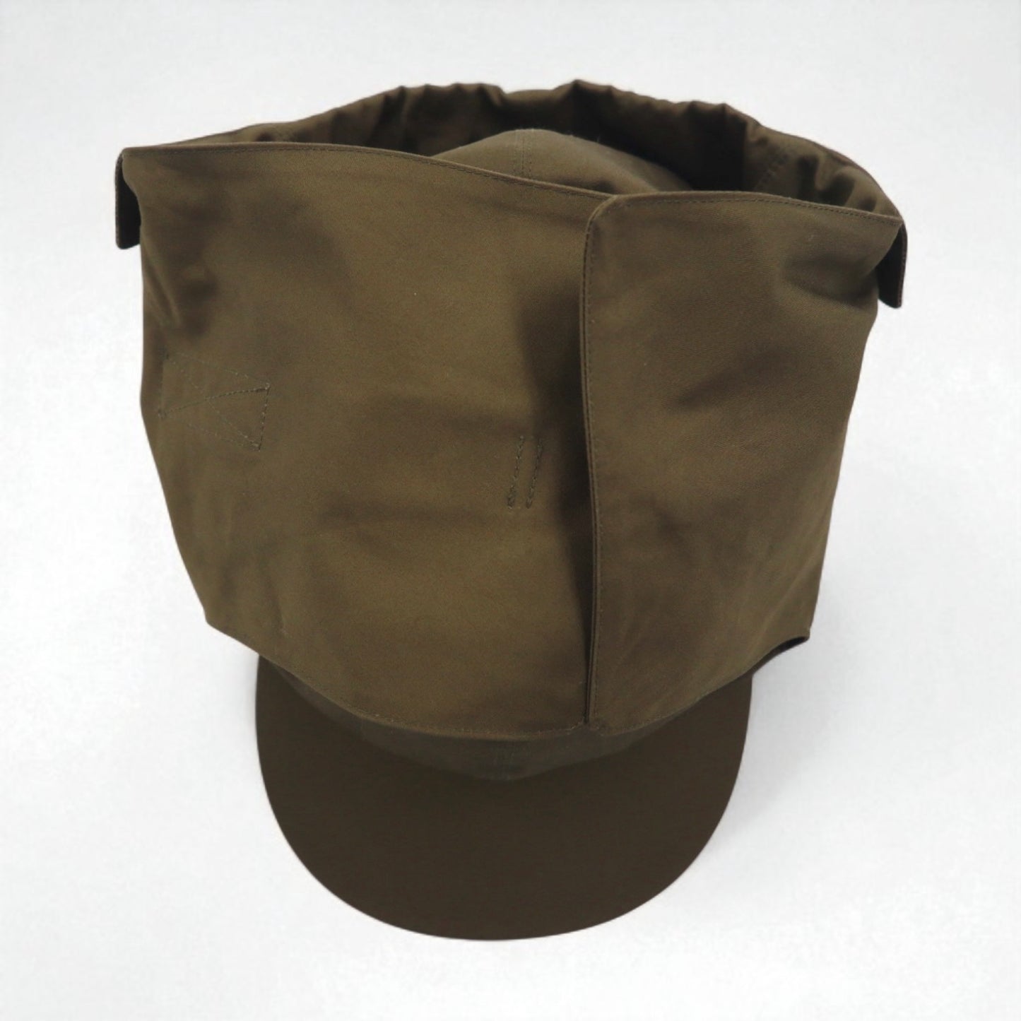 Sillage ベンタイル Ventile Hat フライトキャップ デッキフード FREE カーキ イヤーフラップ サンシェード 日本製