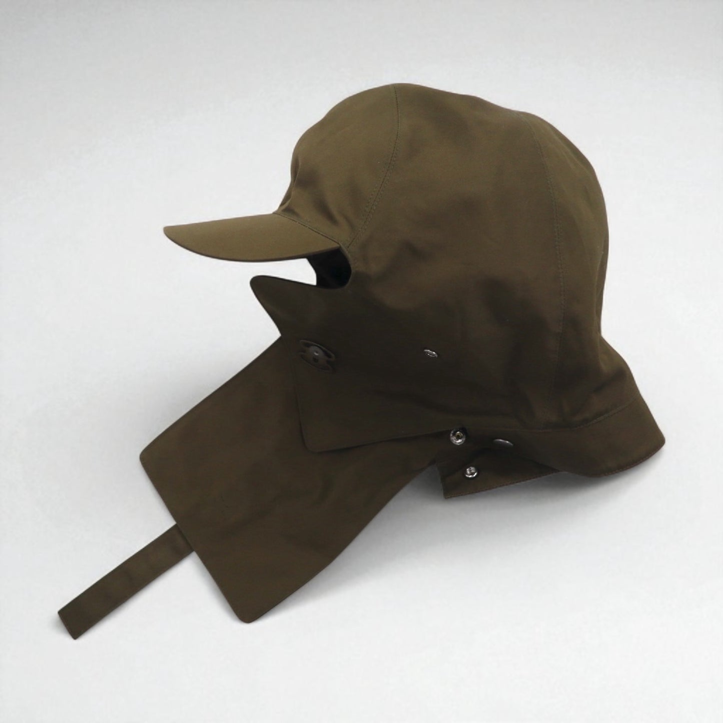 Sillage ベンタイル Ventile Hat フライトキャップ デッキフード FREE カーキ イヤーフラップ サンシェード 日本製