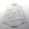 Brooks Brothers Oxford Button-Down Shirt, Size L, Supima Cotton, White, Non-Iron, with One-Point Logo